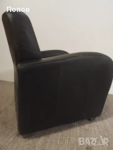 Кожено клубно кресло, снимка 4 - Дивани и мека мебел - 48169724