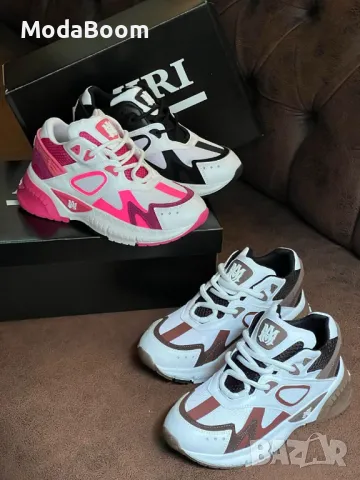 Amiri кафяви дамски маратонки , снимка 6 - Маратонки - 48455938