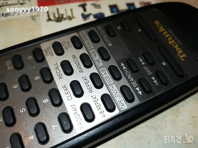 TECHNICS EUR645275 CD REMOTE-GERMANY 1708211140, снимка 6 - Други - 33838478
