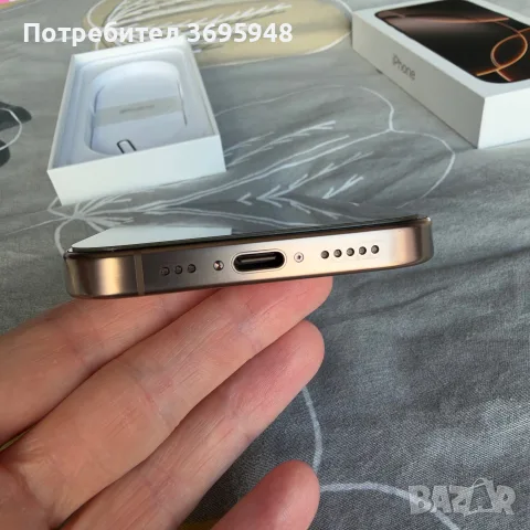 Смартфон Apple iPhone 16 Pro, 256GB, 5G, Desert Titanium, снимка 5 - Apple iPhone - 56546331