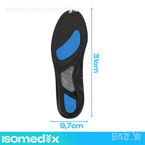 Анатомични гел стелки ISOMEDIX, снимка 13 - Ортопедични стелки - 56273359