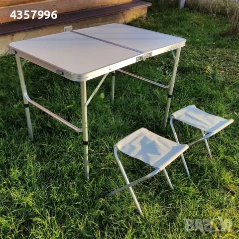 Маса за Къмпинг с 2 броя столове, PA733, снимка 2 - Къмпинг мебели - 49043446