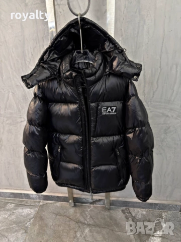 Burberry Черно Зимно Мъжко Яке Клас Оригинал