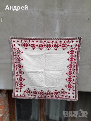 Стара бродирана покривка,каре #3