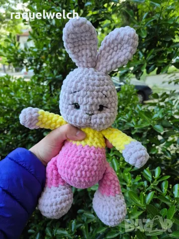 Ръчно Плетено Зайче "Амигуруми"