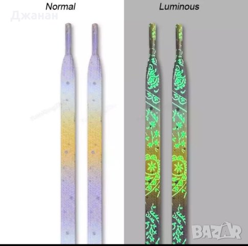 Връзки за обувки/маратонки светещи, снимка 6 - Други - 42528307