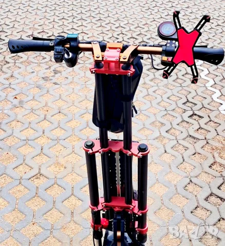 Голяма Електрически Скутер Тротинетка със Седалка, OBARTER X5 13" 8000W Хидравлични Спирачки 13 цола, снимка 12 - Друга електроника - 55853270