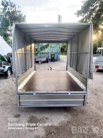 Туристическо ремарке Поп Индъстри с брезент и шпригли H-150, снимка 12 - Ремаркета - 51922008