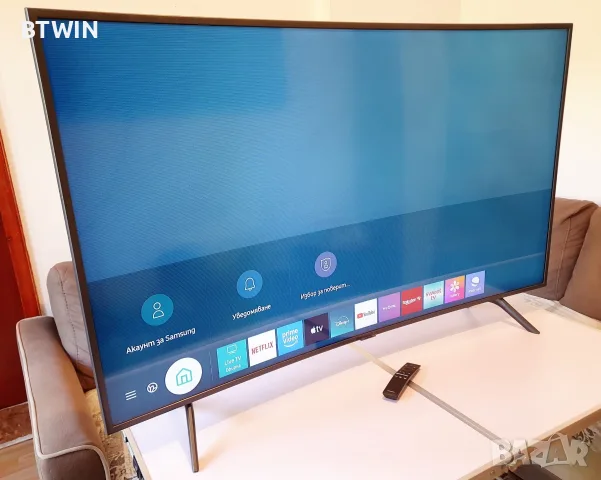 Телевизор Samsung - Извит - 55 ИНЧА - Smart - 4K - Ultra HD ! 