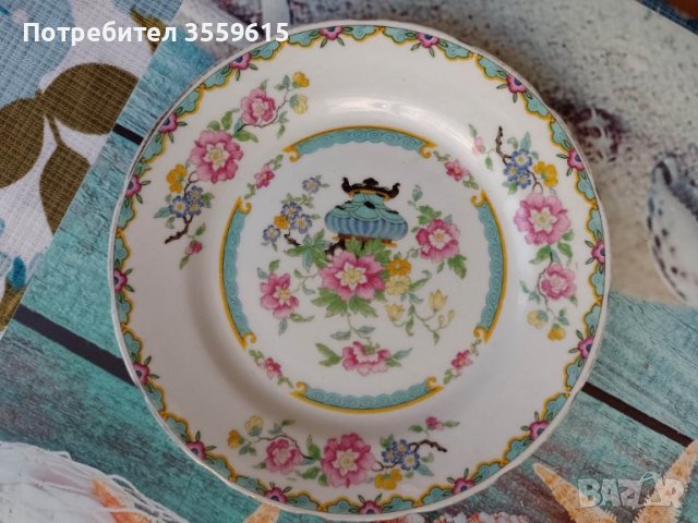 порцеланова чиния от Англия, снимка 3 - Декорация за дома - 40444605
