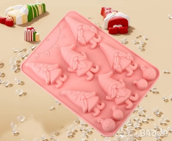 Молд коледни джуджета , снимка 4 - Форми - 51500598