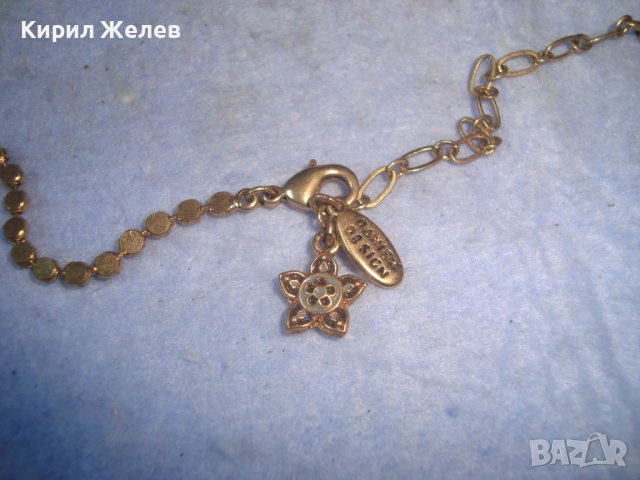 РАЗКОШНА ПОЗЛАТЕНА ДИЗАЙНЕРСКА БУТИКОВА МАРКОВА СКЪПОЦЕННА ОГЪРЛИЦА АРТ ДЕКО СТИЛ КОЛИЕ 27966, снимка 16 - Колиета, медальони, синджири - 37065305