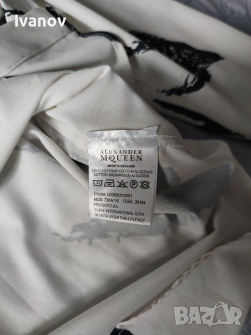 Оригинална мъжка риза Alexander McQueen, снимка 6 - Ризи - 53016236