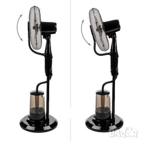 Вентилатор с водна мъгла 16'', 75W, LED, дист. упр-е, снимка 3 - Друга електроника - 52099074