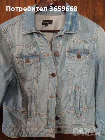 Дамско дънково яке,размер 16(42-44), снимка 6 - Якета - 42101017