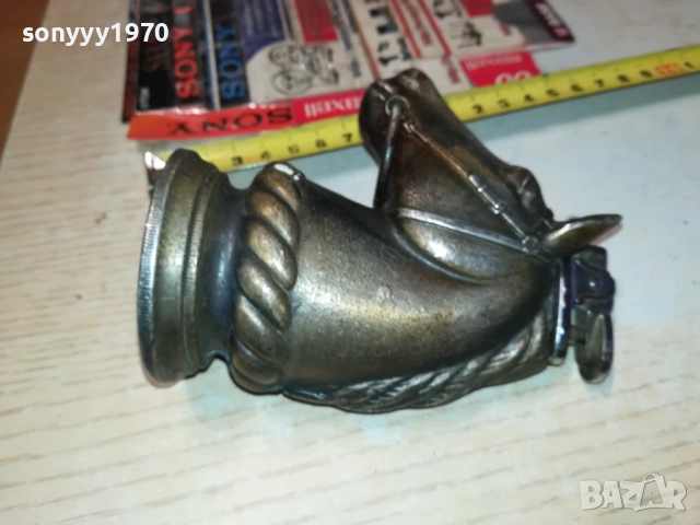 КОН-МАСИВНА ЗАПАЛКА ОТ ФРАНЦИЯ 0710252024, снимка 3 - Антикварни и старинни предмети - 51979441