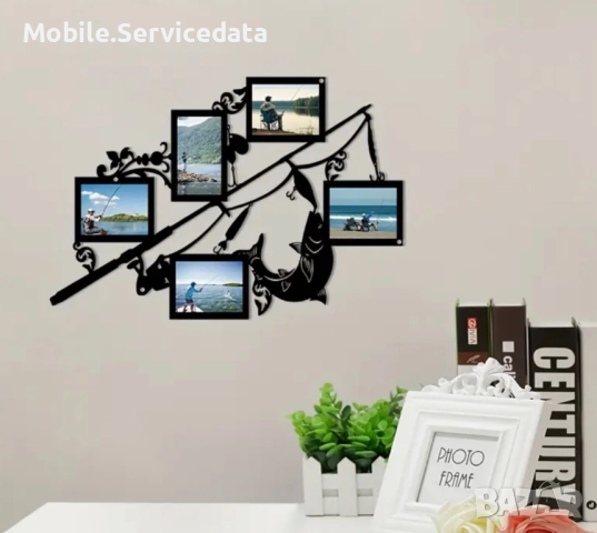 Метална кутия за снимки с риболовен мотив | Персонализирано стеннo изкуство Ретро дизайн , снимка 5 - Антикварни и старинни предмети - 52654683