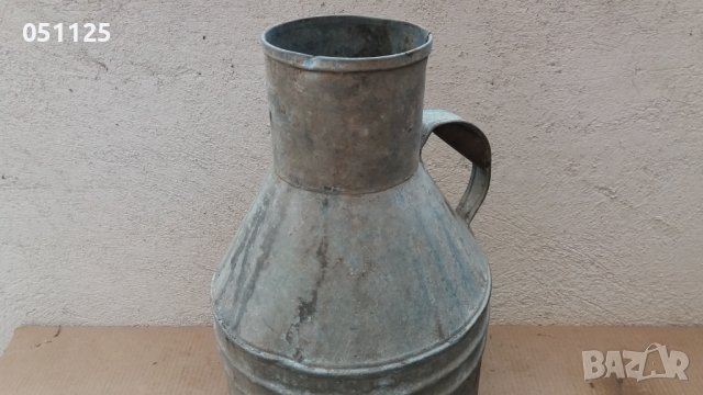 масивен метален възрожденски гюм за мляко 15 литра , снимка 3 - Антикварни и старинни предмети - 38015258
