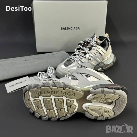 Balenciaga Track Sneaker "Grey/White , снимка 3 - Маратонки - 54358250