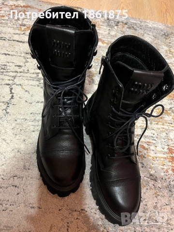 Дамски боти естествена кожа 38н, снимка 6 - Дамски боти - 51981685