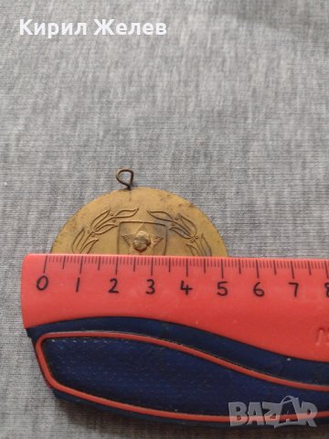 Рядък медал 🏅 от соца ГК НА ДКМС БУРГАС за колекция - 25950, снимка 5 - Други ценни предмети - 34522674