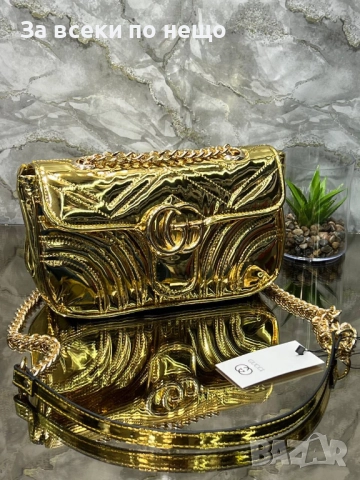 Gucci Дамска Чанта С Дълга Дръжка Синджир Гучи - Налични Различни Цветове Код SK339, снимка 9 - Чанти - 52599743