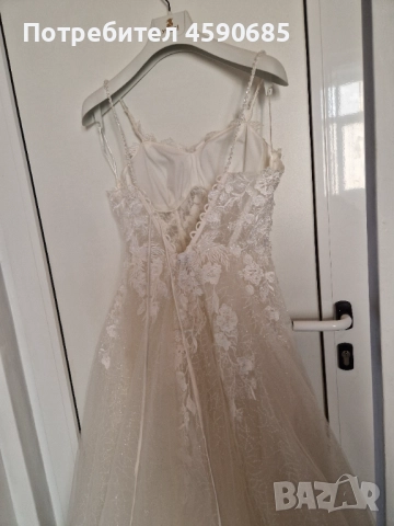 Булченска рокля+було, снимка 3 - Сватбени рокли - 51665775