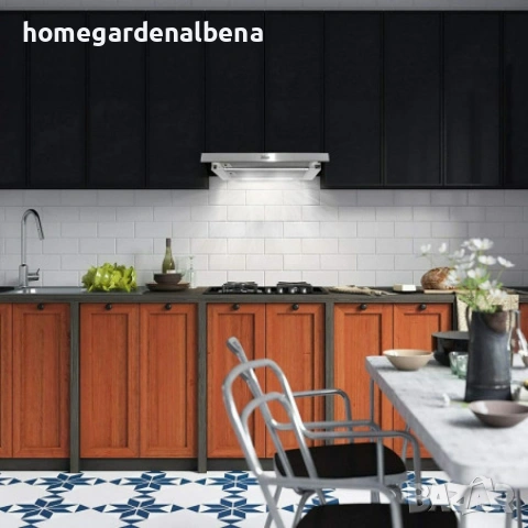 Мощен Аспиратор за Вграждане 60см | 2 Мотора | Бял | 460 m³/h, снимка 4 - Абсорбатори - 54209333