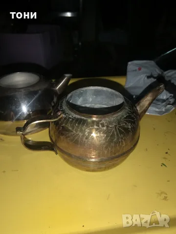 Чайници месингови и , снимка 7 - Антикварни и старинни предмети - 56458436