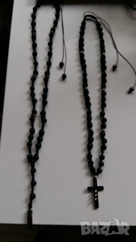 ДВА ГЕРДАНА С КАМЪК ГАГАТ И ДРУГИ, снимка 1