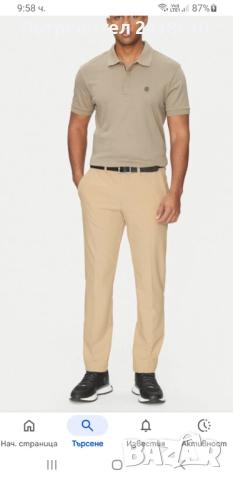 Hugo Boss T _ Commuter - Slim Stretch  Mens Size M / 48 - 32 НОВО! ОРИГИНАЛ! Мъжки Спортен Панталон., снимка 14 - Панталони - 52546941