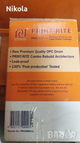 Тонер касети съвместими Print-Rite за HP LaserJet P2014/M2727 и Canon LBP 3310, снимка 10 - Консумативи за принтери - 53013862