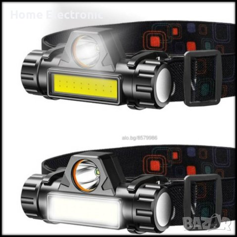 Акумулаторен LED Челник за глава//Ново, снимка 4 - Къмпинг осветление - 42908851