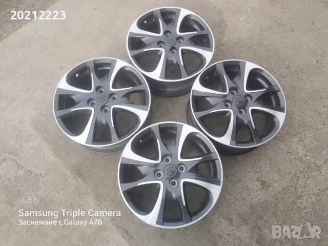 4 броя  алуминиеви джанти за Toyota Yaris-Hybrid  16, снимка 3 - Гуми и джанти - 38010176