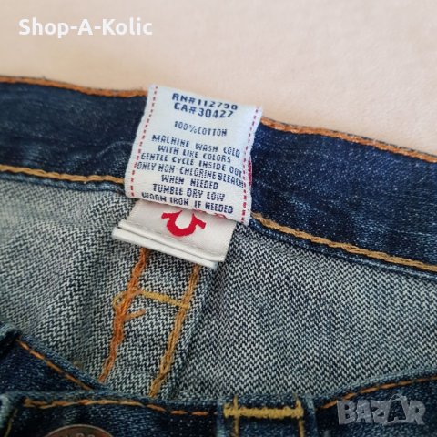 Original Vintage TRUE RELIGION Jeans Women's Denim Shorts, снимка 5 - Дънки - 38131875