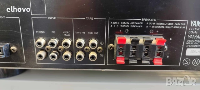 Ресивър Yamaha RX-350, снимка 3 - Ресийвъри, усилватели, смесителни пултове - 50680514