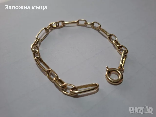 Златна гривна - 7,78 гр. / 585 / 14К / 20 см., снимка 3 - Гривни - 56105989
