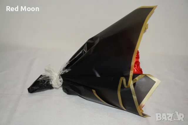 Чисто Нов Ръчно Изработен Голям Букет От 39 Вечни Червени Рози Под Формата На Сърце, снимка 5 - Декорация за дома - 50426501