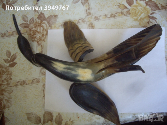 Фигура на патица изработена от рогове., снимка 4 - Колекции - 51496526