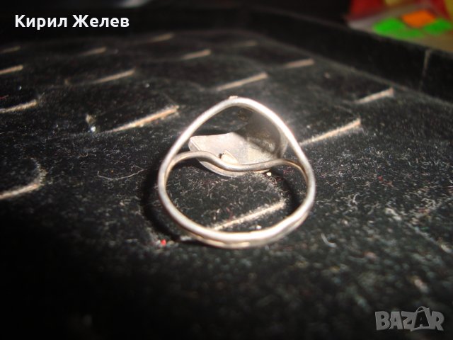 ДИЗАЙНЕРСКИ АРТ СРЕБЪРЕН ПРЪСТЕН РЪЧНА ФИНА ИЗРАБОТКА 17081, снимка 8 - Пръстени - 31557151