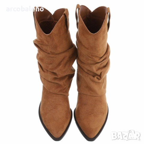 Дамски уестърн и байкерски ботуши, 2цвята , снимка 5 - Дамски ботуши - 52517142