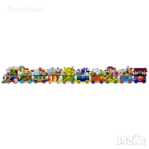 Пъзел Влак с букви на български и цифри образователен , снимка 5 - Образователни игри - 48288389