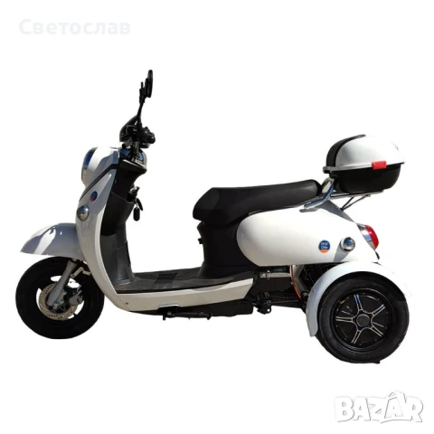 Електрическа триколка двуместна М6 MGT – 2x800W, снимка 2 - Мотоциклети и мототехника - 51128184