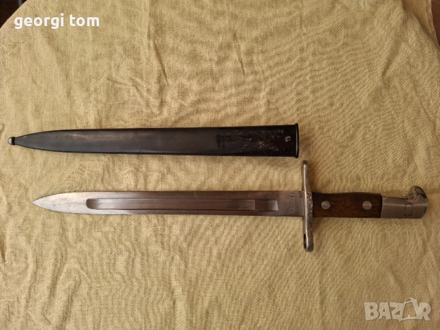 Продавам швейцарски щик модел 1889г., снимка 3 - Антикварни и старинни предмети - 54737877