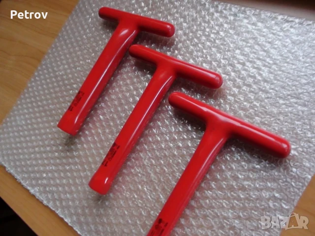 LEMP - VDE 1000 V - MADE IN GERMANY - 3 броя ПРОФЕСИОНАЛНИ Изолирани Глухи Ключове: 14 - 17 - 19 mm, снимка 6 - Клещи - 50776179