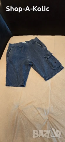 Original Stone Island Junior Distressed Old Effect Cargo Shorts, снимка 5 - Къси панталони - 50871680