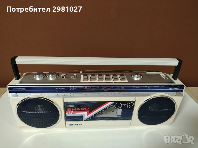 Продавам радиокасетофон Шарп , снимка 2 - Радиокасетофони, транзистори - 53069200