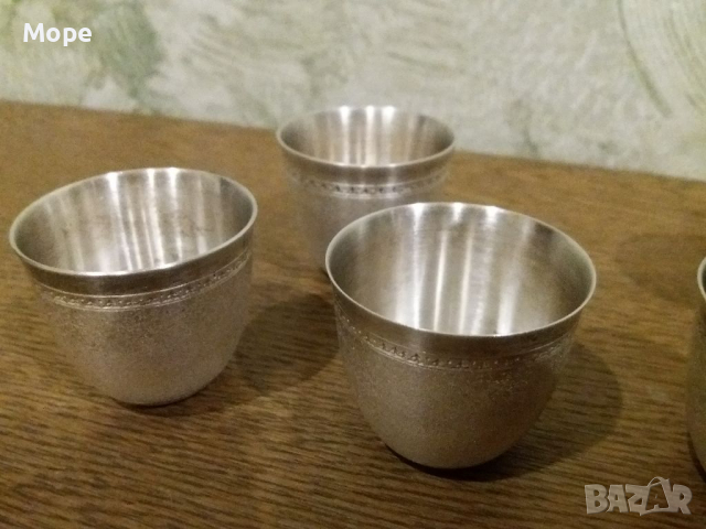 Посребрени чашки, снимка 2 - Други ценни предмети - 36513626