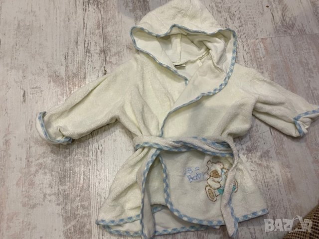 Ново халатче за баня/плаж 0-12м