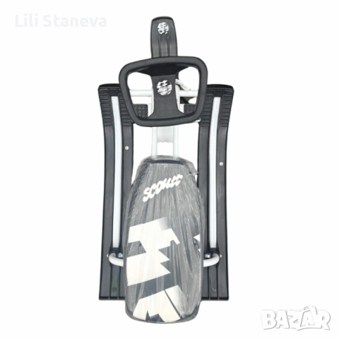 Зимна шейна с кормило, предни и задни ски и метална спирачка Mustang. , снимка 3 - Зимни спортове - 53057895